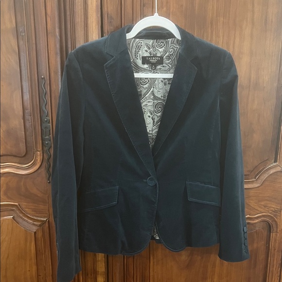 Talbots Women's Deep Teal Blazer - Picture 2 of 11
